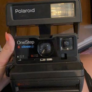 One Step close up Polaroid vintage camera